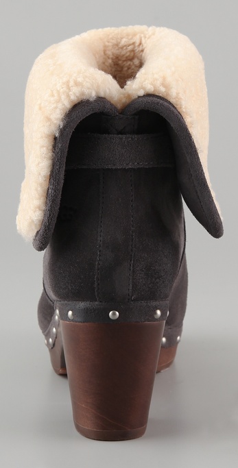 ugg black suede booties