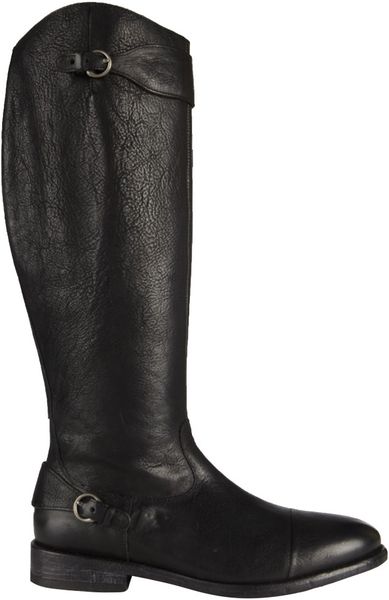 Allsaints Hussar Knee Boot in Black | Lyst