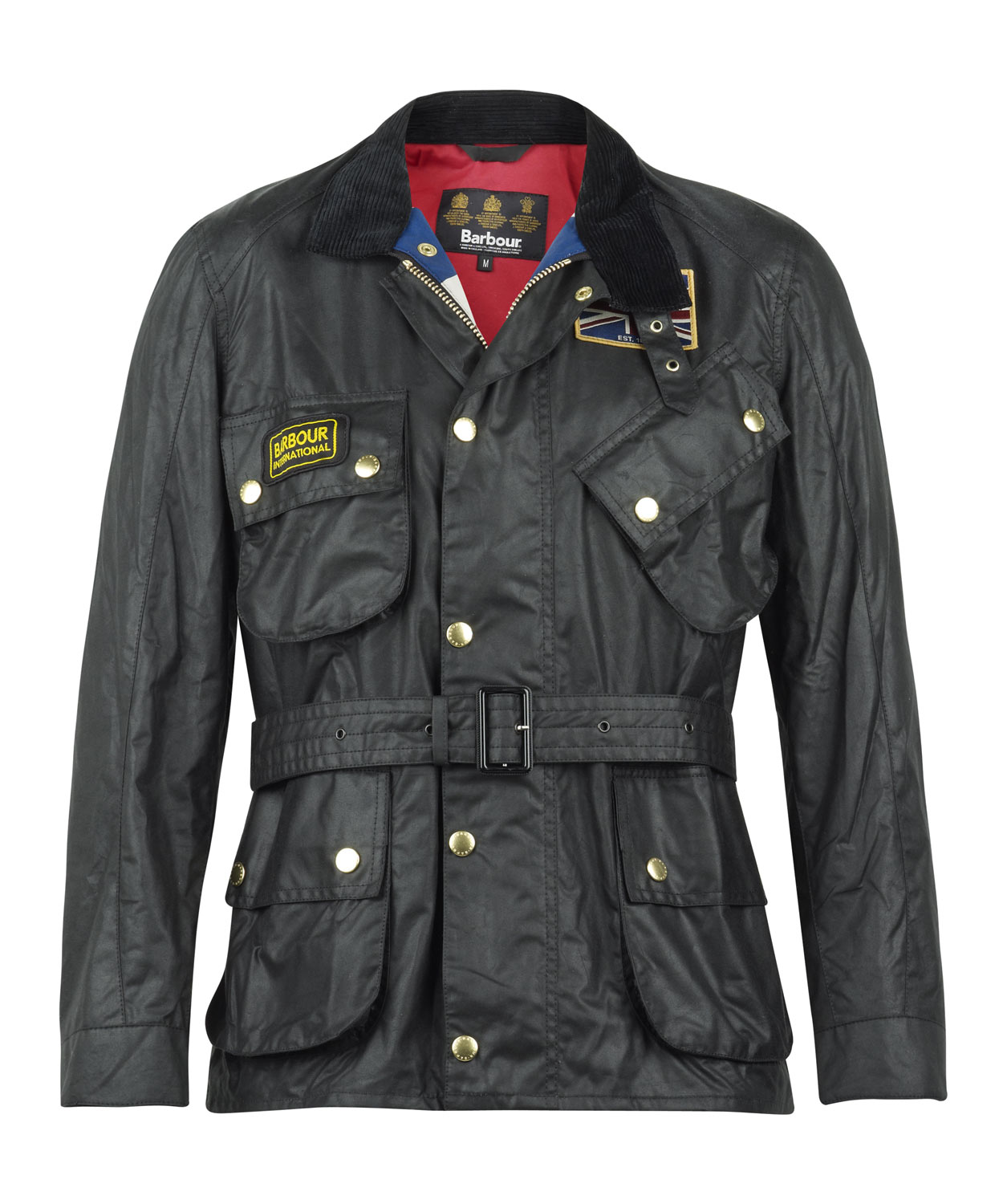 Lyst - Barbour Black Union Jack International Jacket in Black for Men