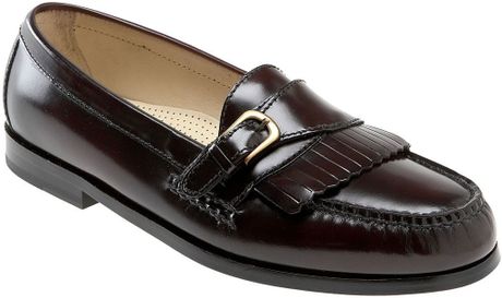 Cole Haan Pinch Buckle Loafer in Brown for Men (burgundy) | Lyst