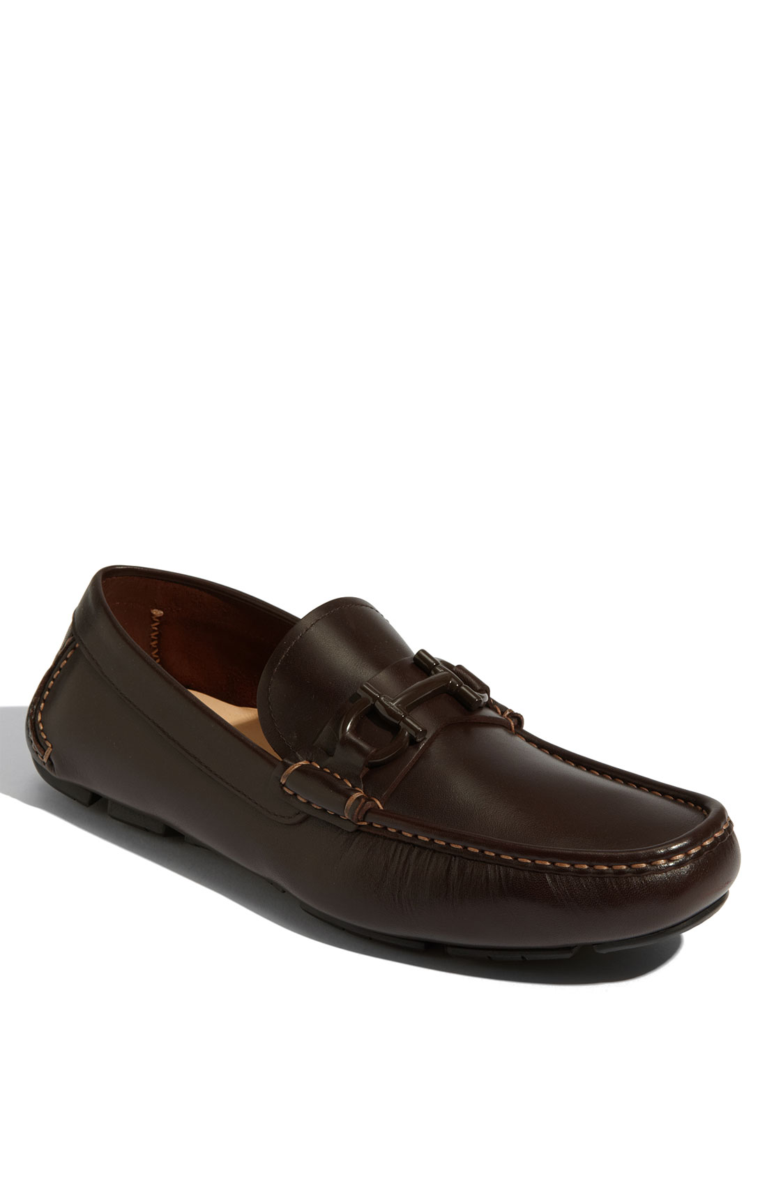 Ferragamo Daverio Driving Shoe in Brown for Men (hickory) | Lyst