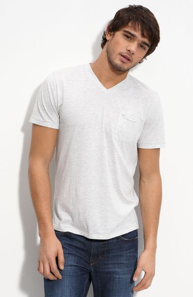 Joe's Jeans Jerick Trim Fit V-neck T-shirt (men) in Beige for Men (sand ...