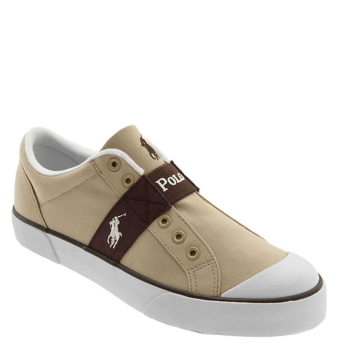 Polo Ralph Lauren Gardener Slip-on Sneaker in Khaki for Men (khaki ...