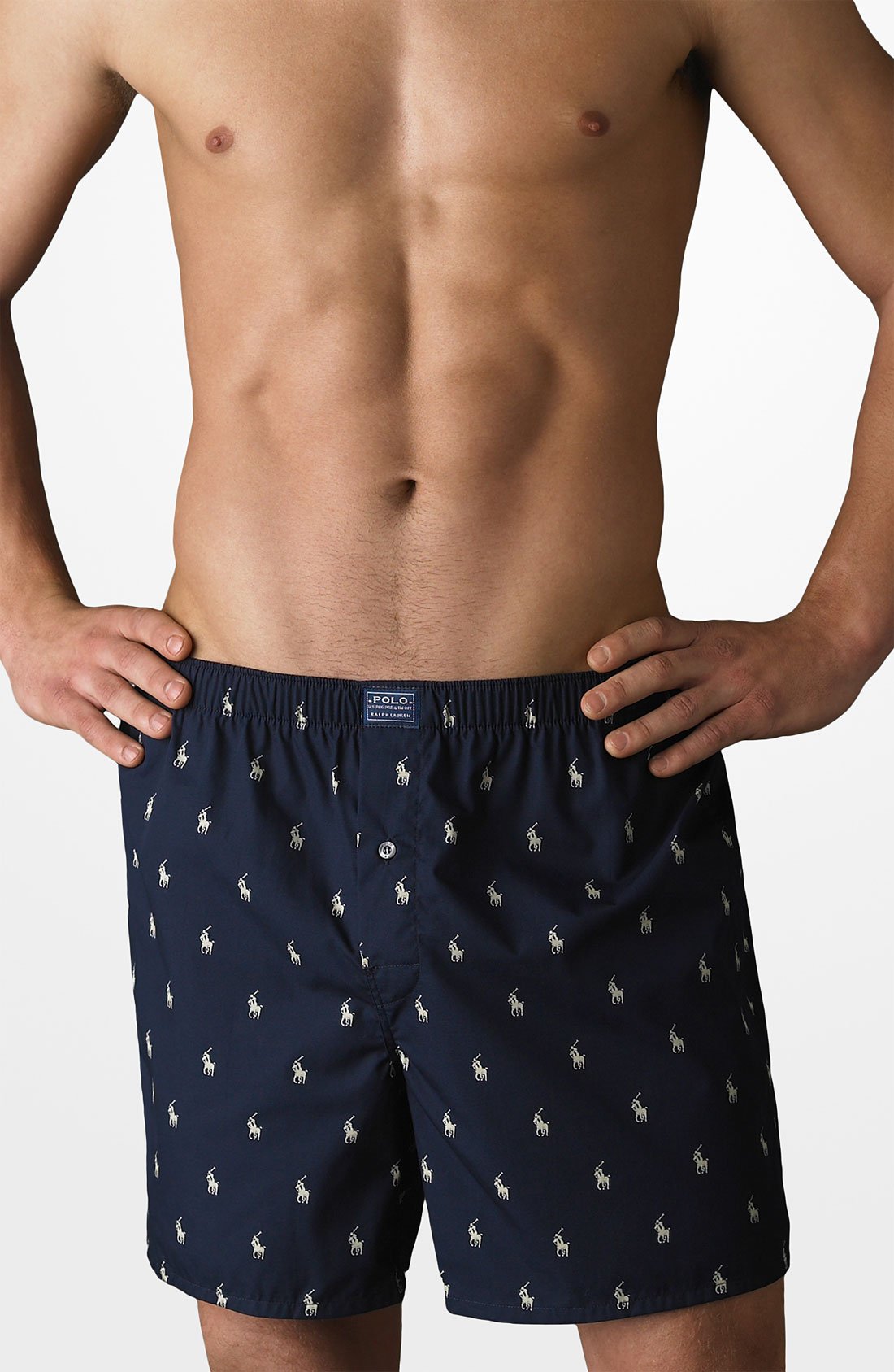 Polo ralph lauren Woven Boxer Shorts in Blue for Men (navy) | Lyst