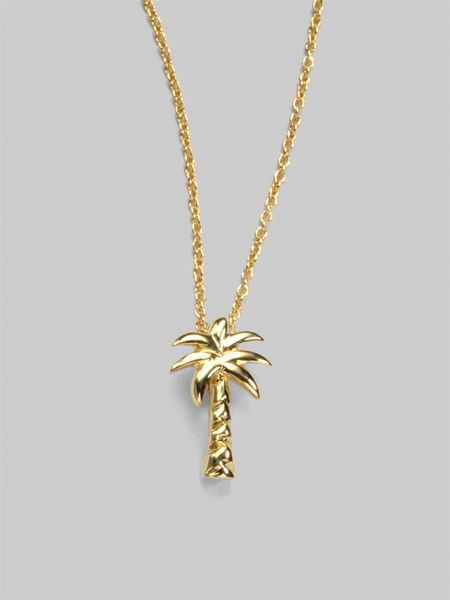 Roberto Coin 18k Yellow Gold Palm Tree Necklace in Yellow | Lyst