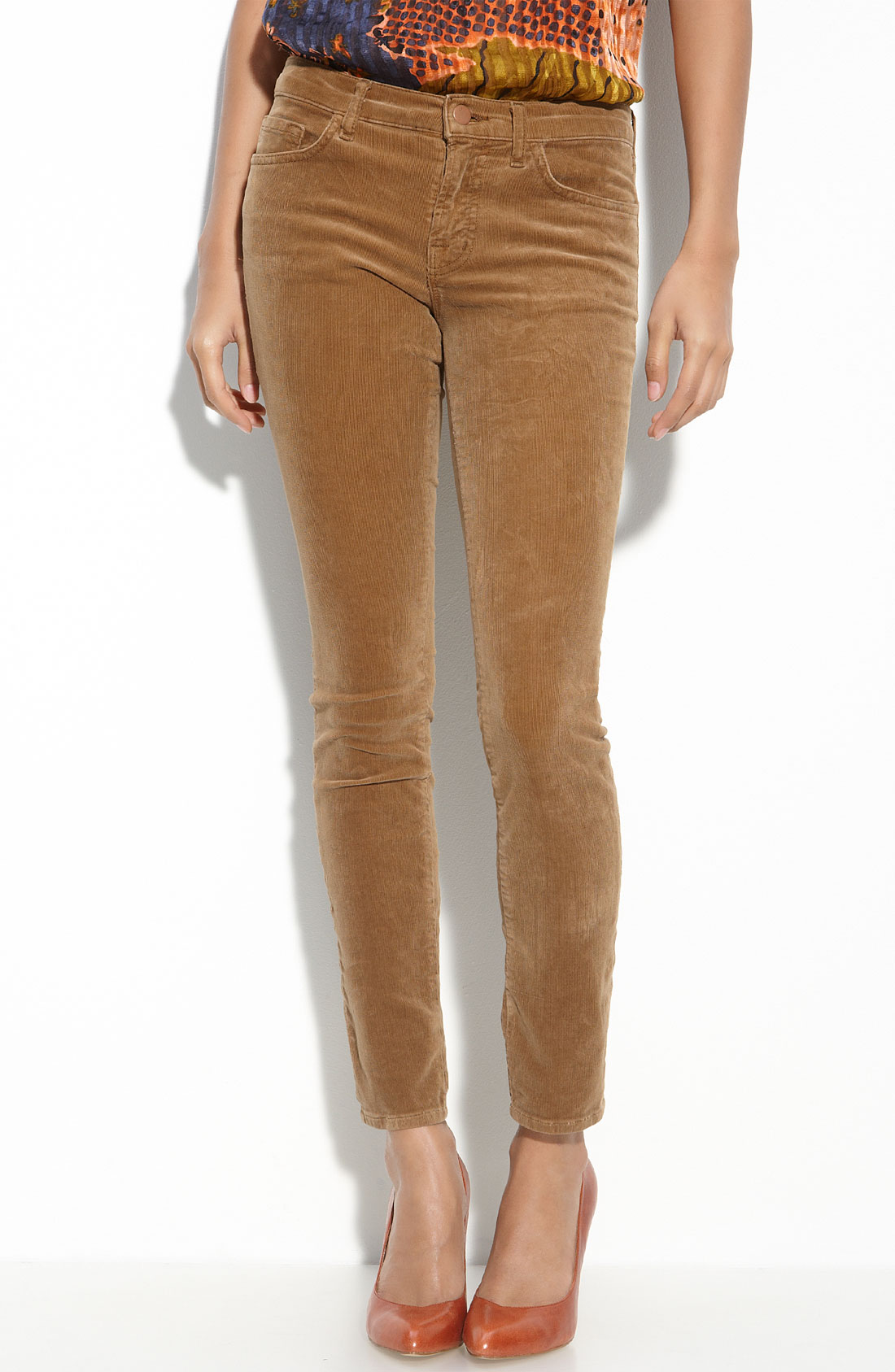 women's skinny corduroy pants