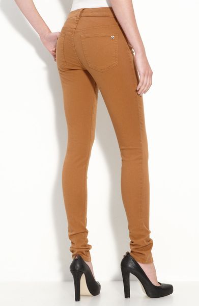 Joe's Jeans Chelsea Skinny Stretch Denim Jeans (carmel/light Brown Wash ...