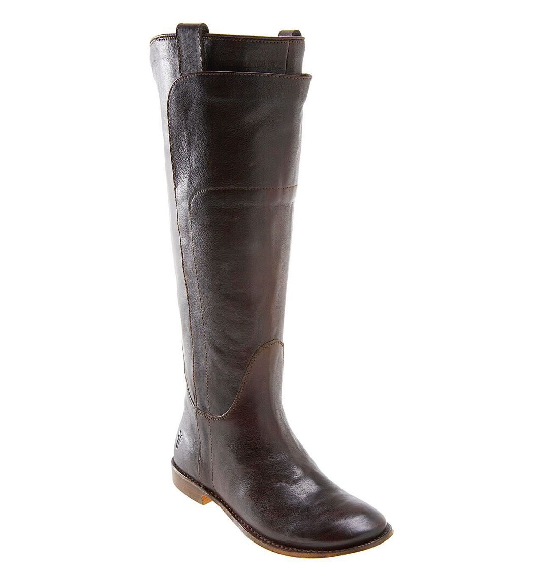 Frye Paige Tall Riding Boot in Brown (dark brown) | Lyst