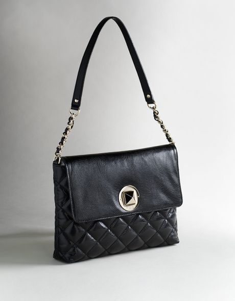 Kate Spade Charlize Quilted Handbag in Black | Lyst