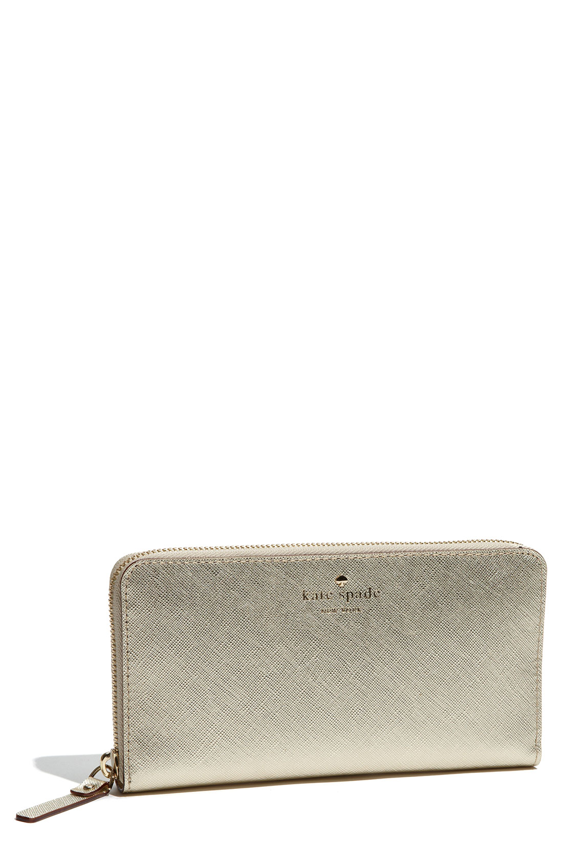 Kate Spade New York Mikas Pond Lacey Wallet in Gold | Lyst