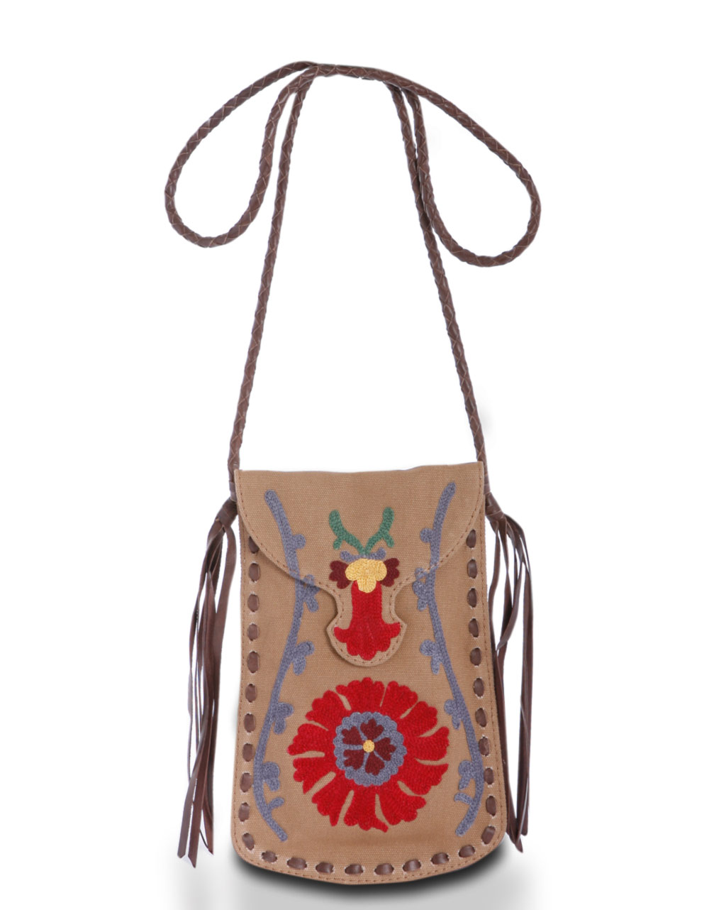 Lucky Brand Suzani Small Embroidered Crossbody Bag in Multicolor (multi ...
