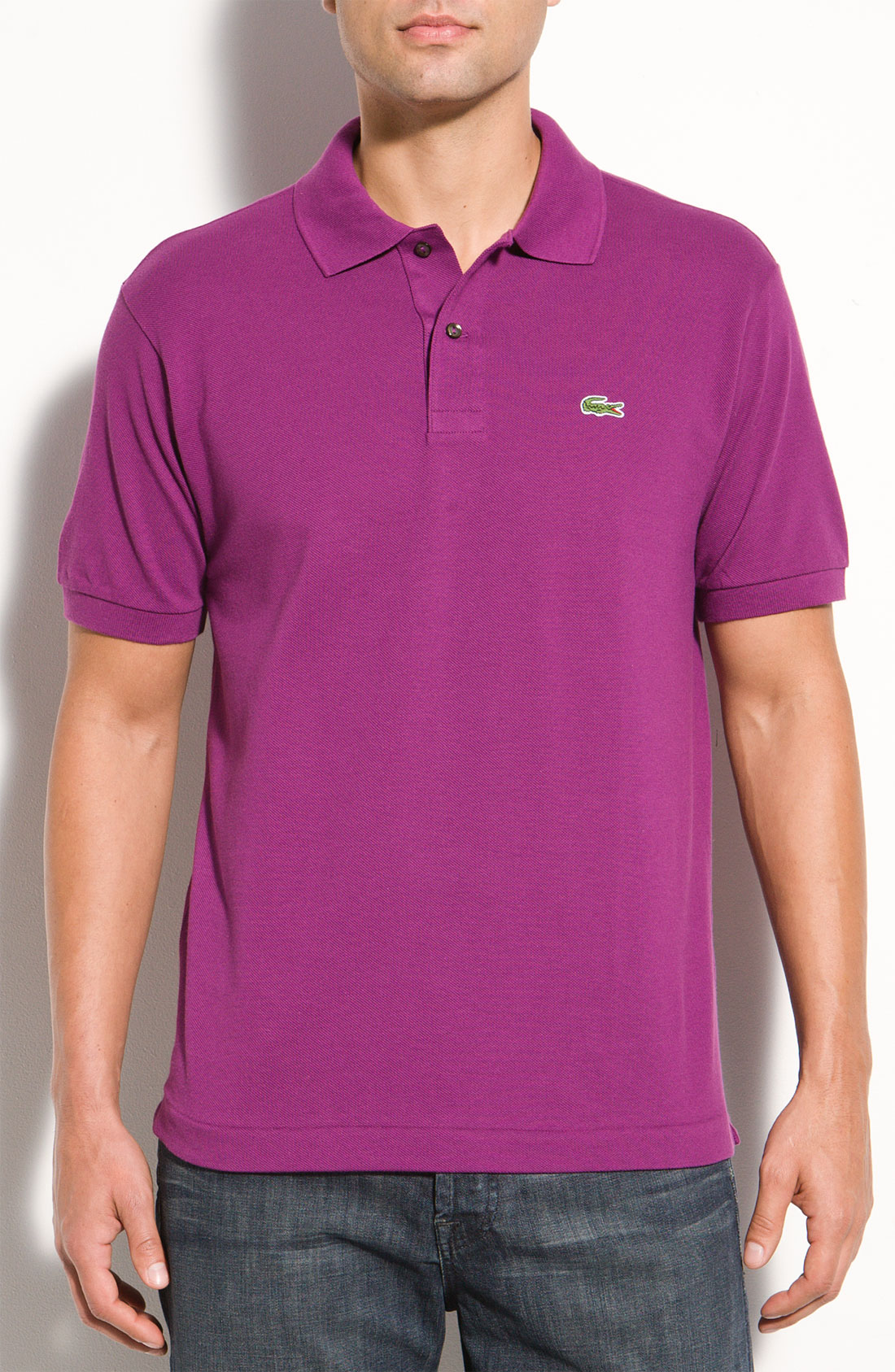 Lacoste Piqué Polo in Purple for Men (ultraviolet purple) | Lyst