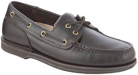 Rockport Perth Leather Boat Shoes Dark Brown in Brown for Men | Lyst