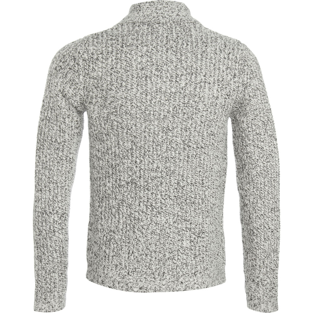 mens grey shawl collar cardigan