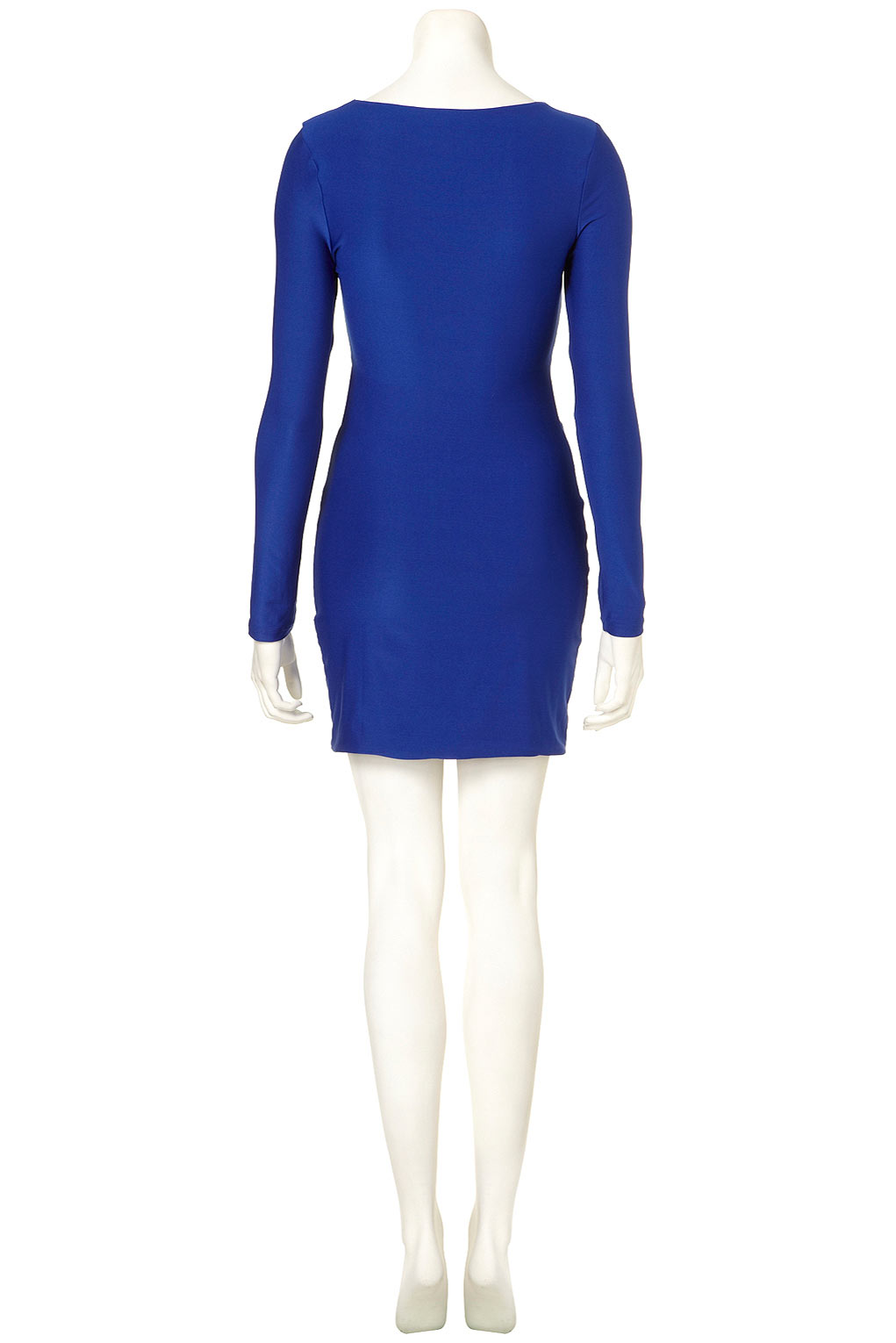 Topshop Twist Cut Out Bodycon Dress in Blue | Lyst