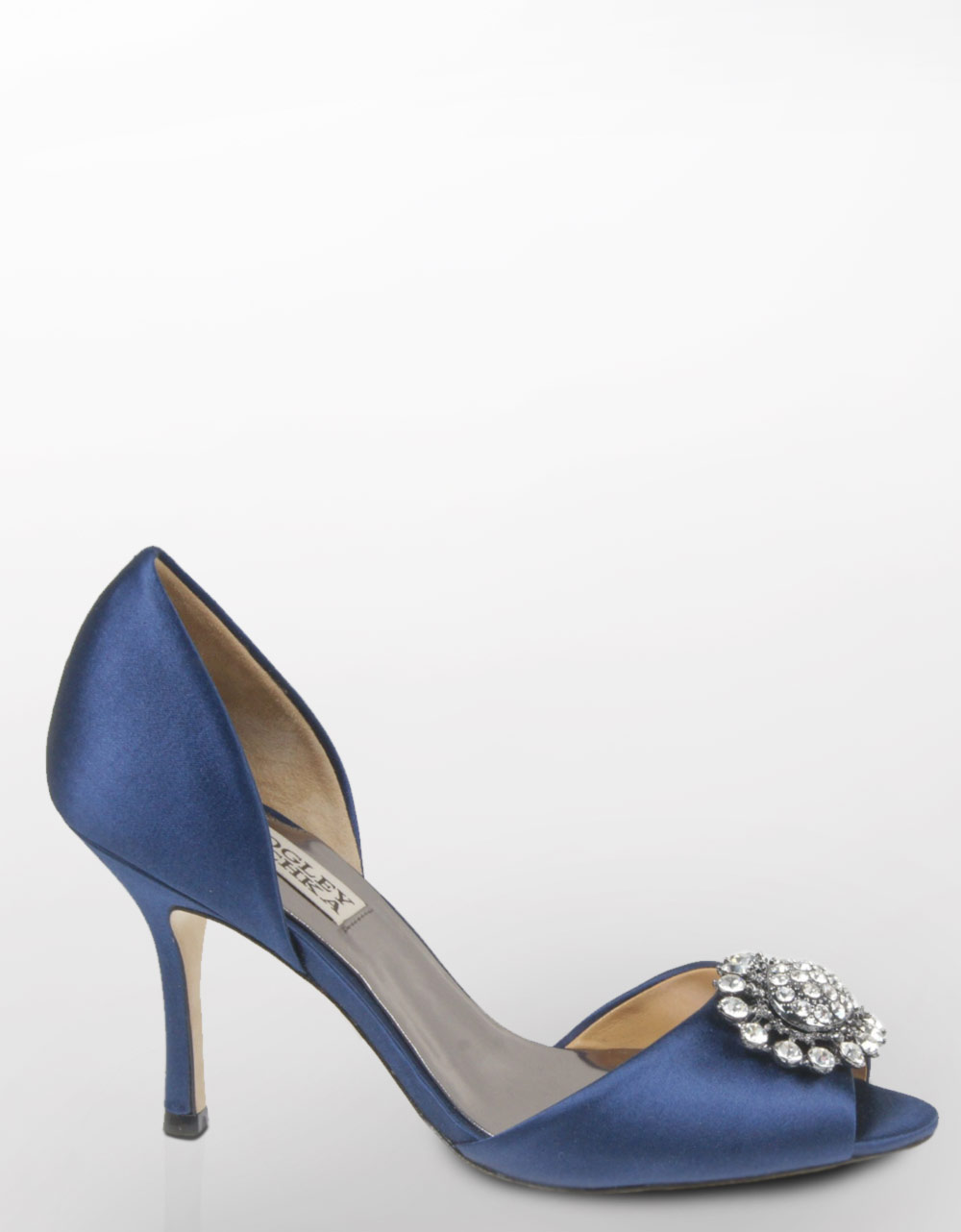 badgley mischka blue pumps