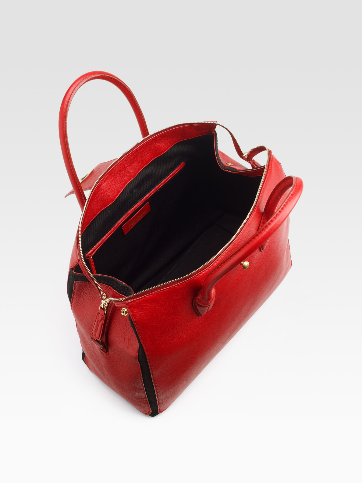 Saint laurent Ysl Cabas Muse Two Shopping Bag in Brown (poppy) | Lyst