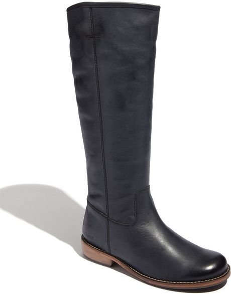 Kickers Road Boot (wide Calf) in Gray (dark grey) | Lyst