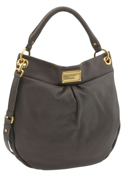 Marc By Marc Jacobs Classic Q - Hillier Hobo in Gray (faded aluminum ...