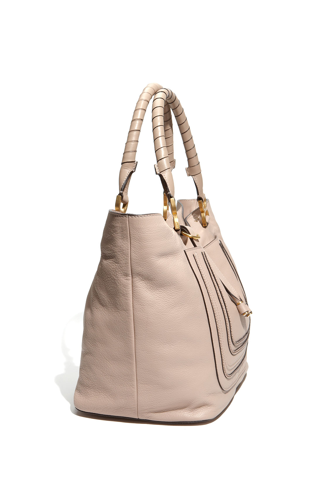 Chlo Marcie - New Leather Tote in Pink (vanilla) | Lyst