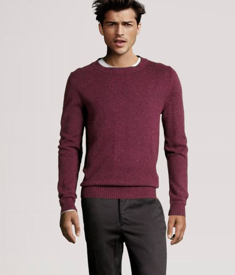 H&m Jumper in Red for Men (burgundy) | Lyst