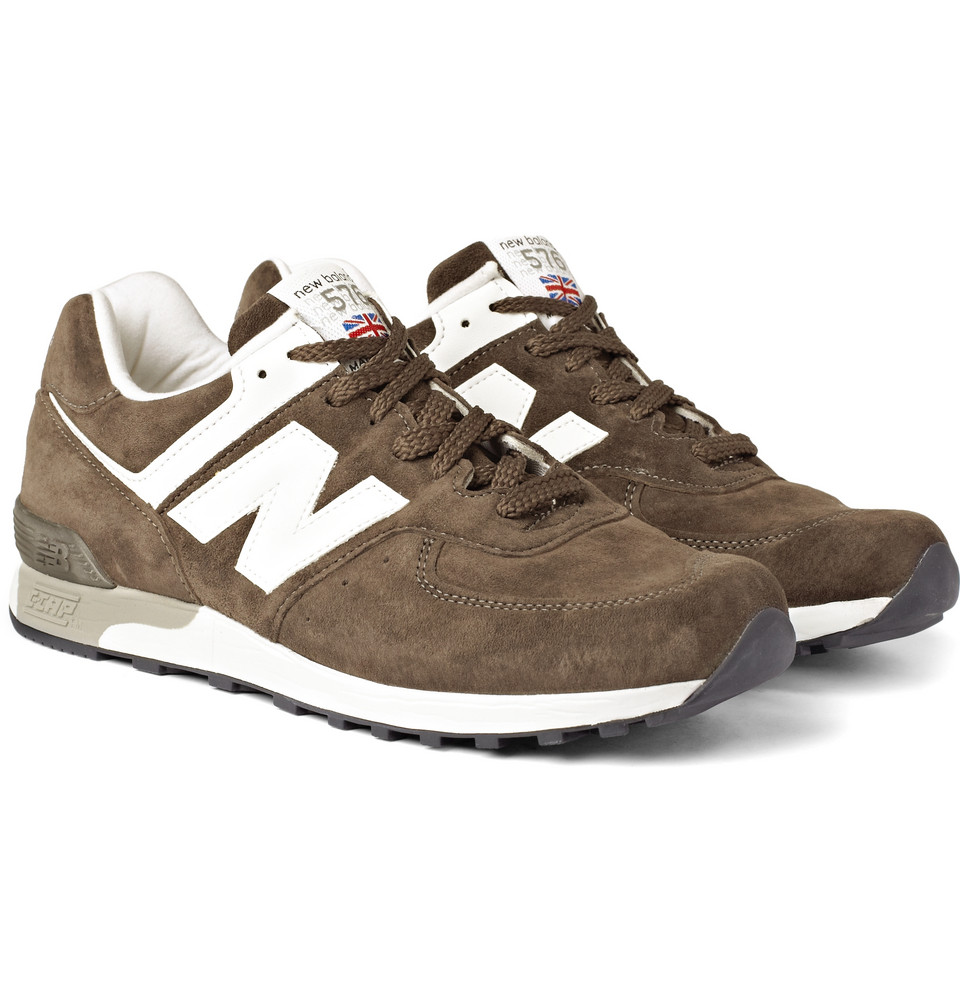 Lyst - New Balance 576 Suede Running Sneakers in Brown for Men