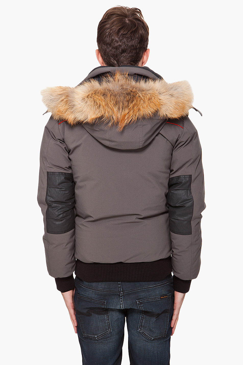 Lyst Cmfr Hooded Oxton Bomber Jacket in Gray for Men