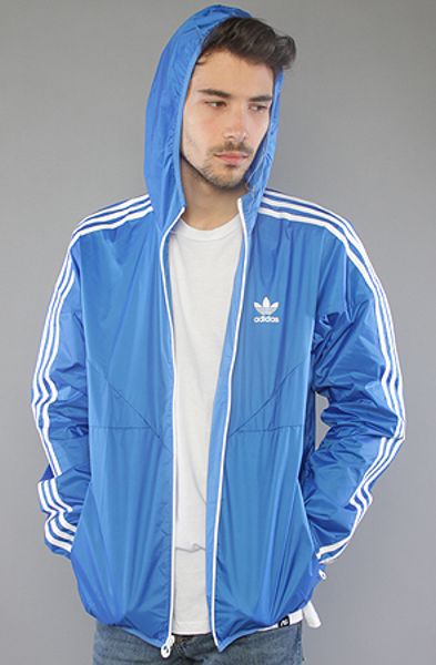 Adidas The Colorado Windbreaker Jacket in Bluebird in Blue for Men | Lyst