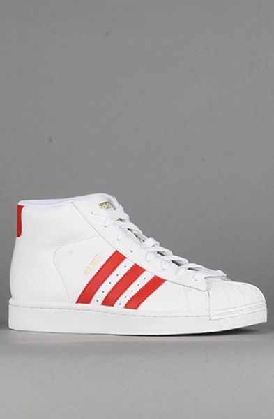 Adidas The Pro Model Sneaker in Running White in White for Men | Lyst