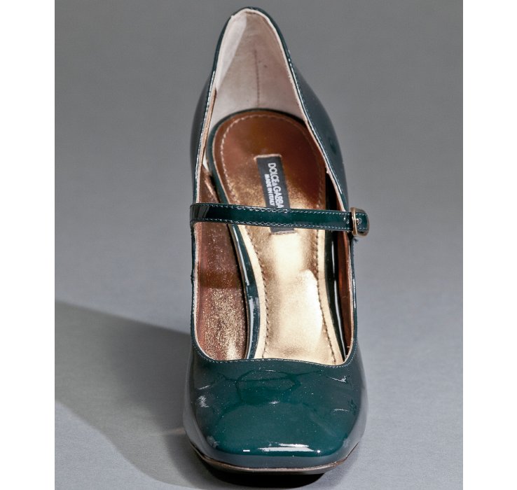 green dolce and gabbana heels