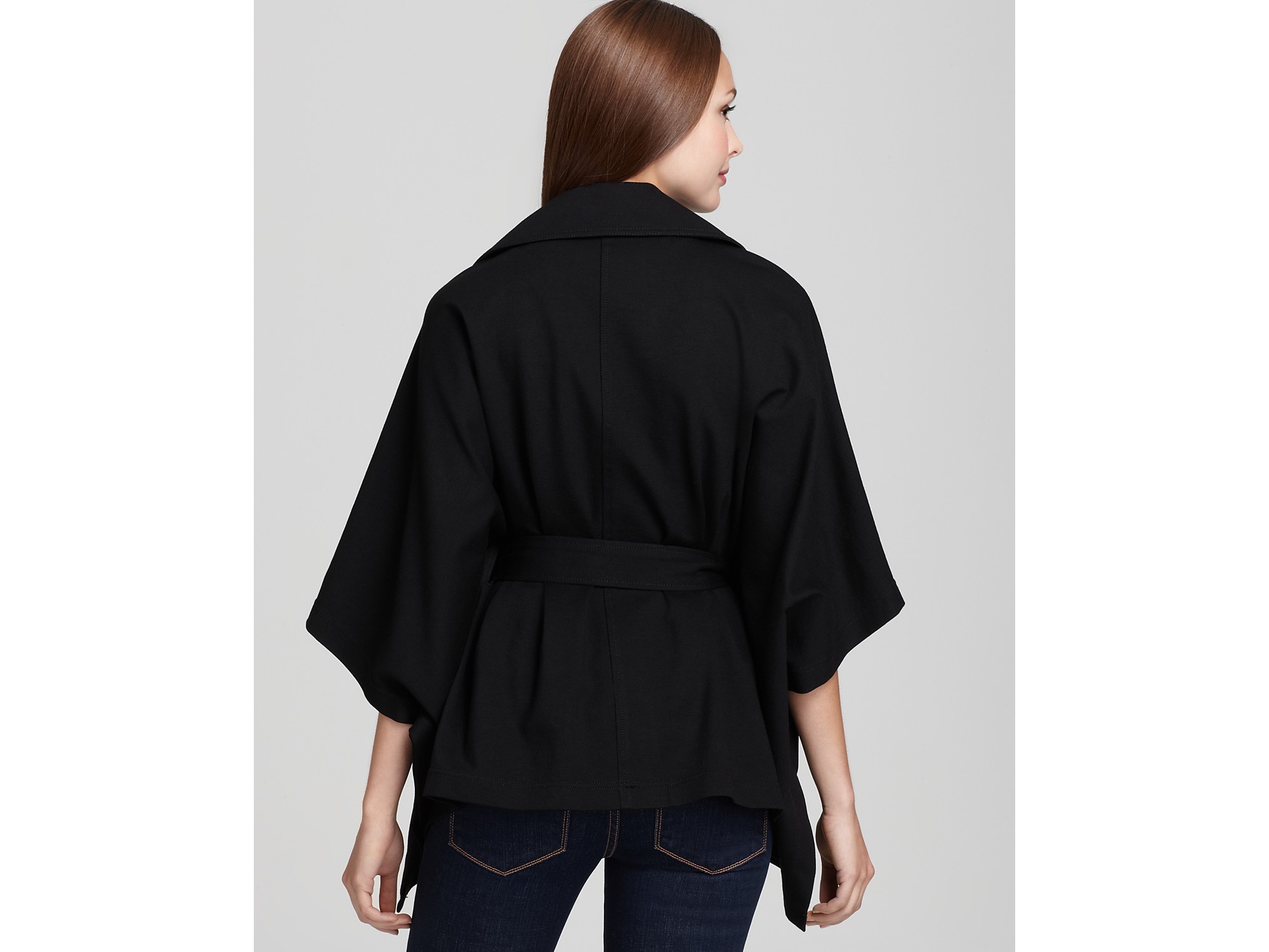 dkny cape jacket