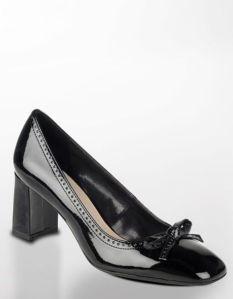 Franco Sarto Wesley Patent Leather Pumps in Black (black patent) | Lyst