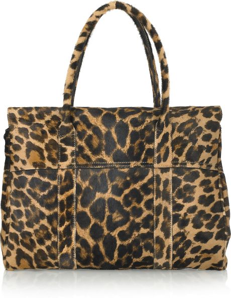 Mulberry Bayswater Calf Hair Bag in Animal (leopard) | Lyst