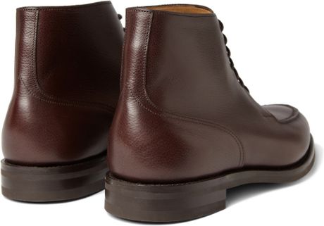 John Lobb Chambord Ii Leather Boots in Brown for Men | Lyst