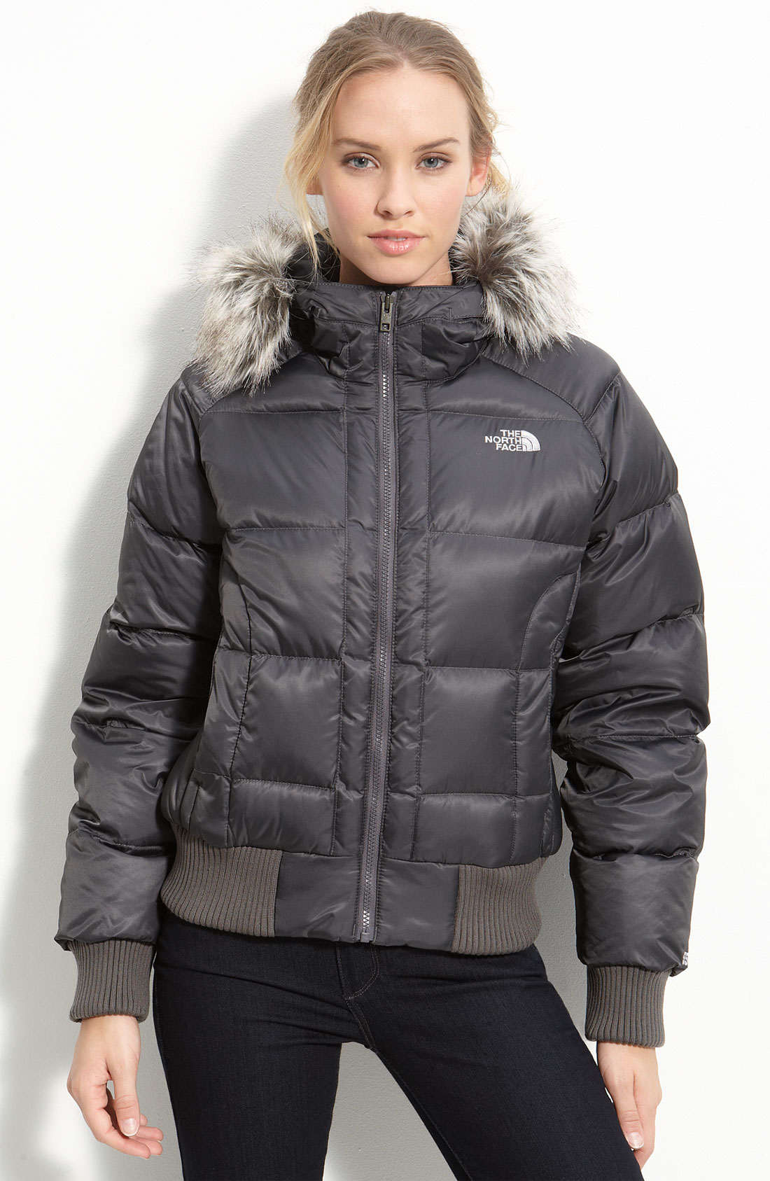 The North Face Gotham Down Jacket in Gray (graphite grey) | Lyst