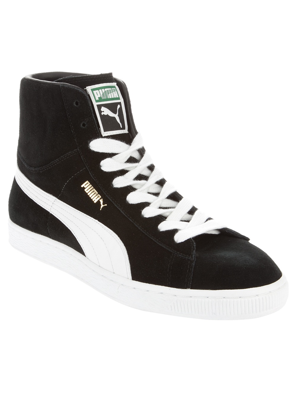 Puma Hi Top Sneakers in Black for Men | Lyst