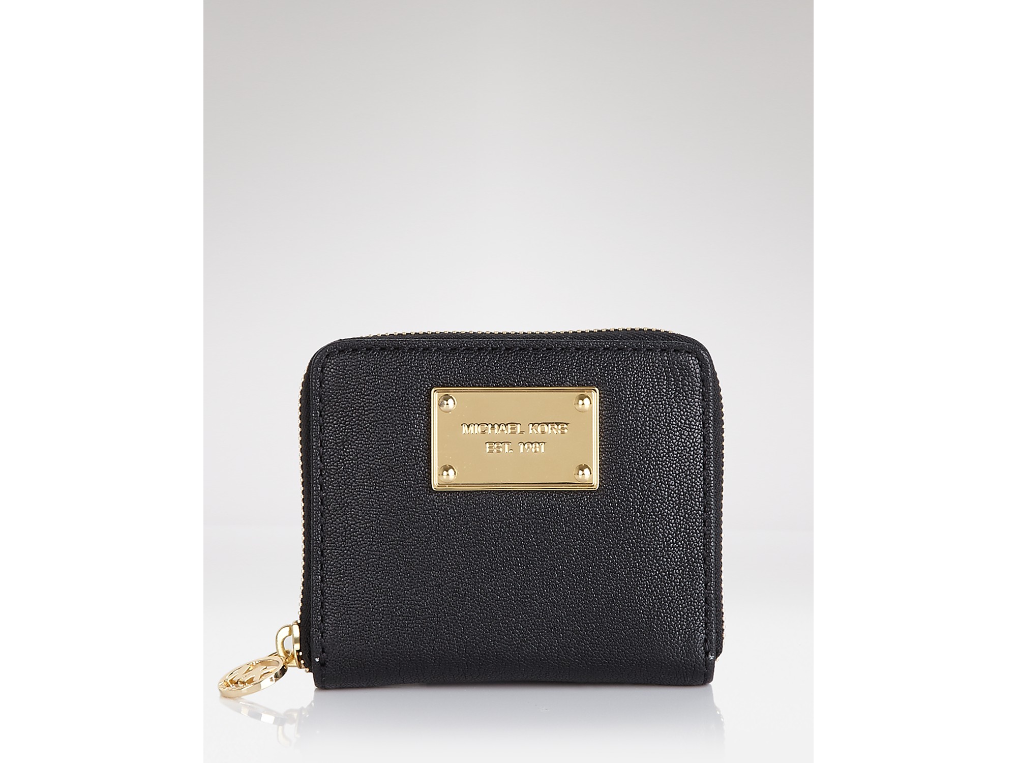 michael kors zip around wallet small