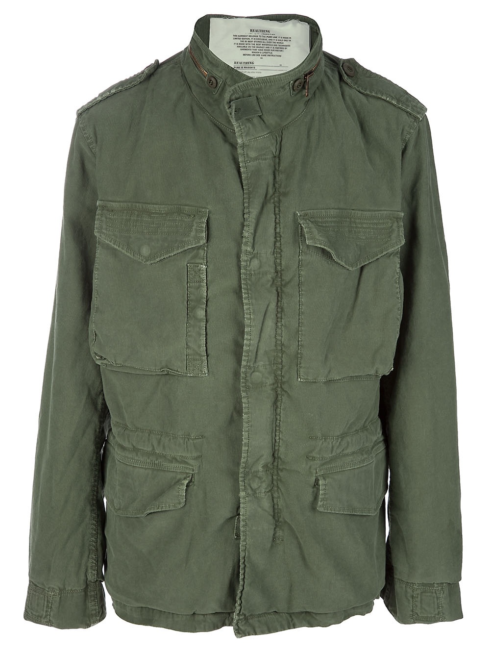 Realthing Mason's Field Jacket in Green for Men | Lyst