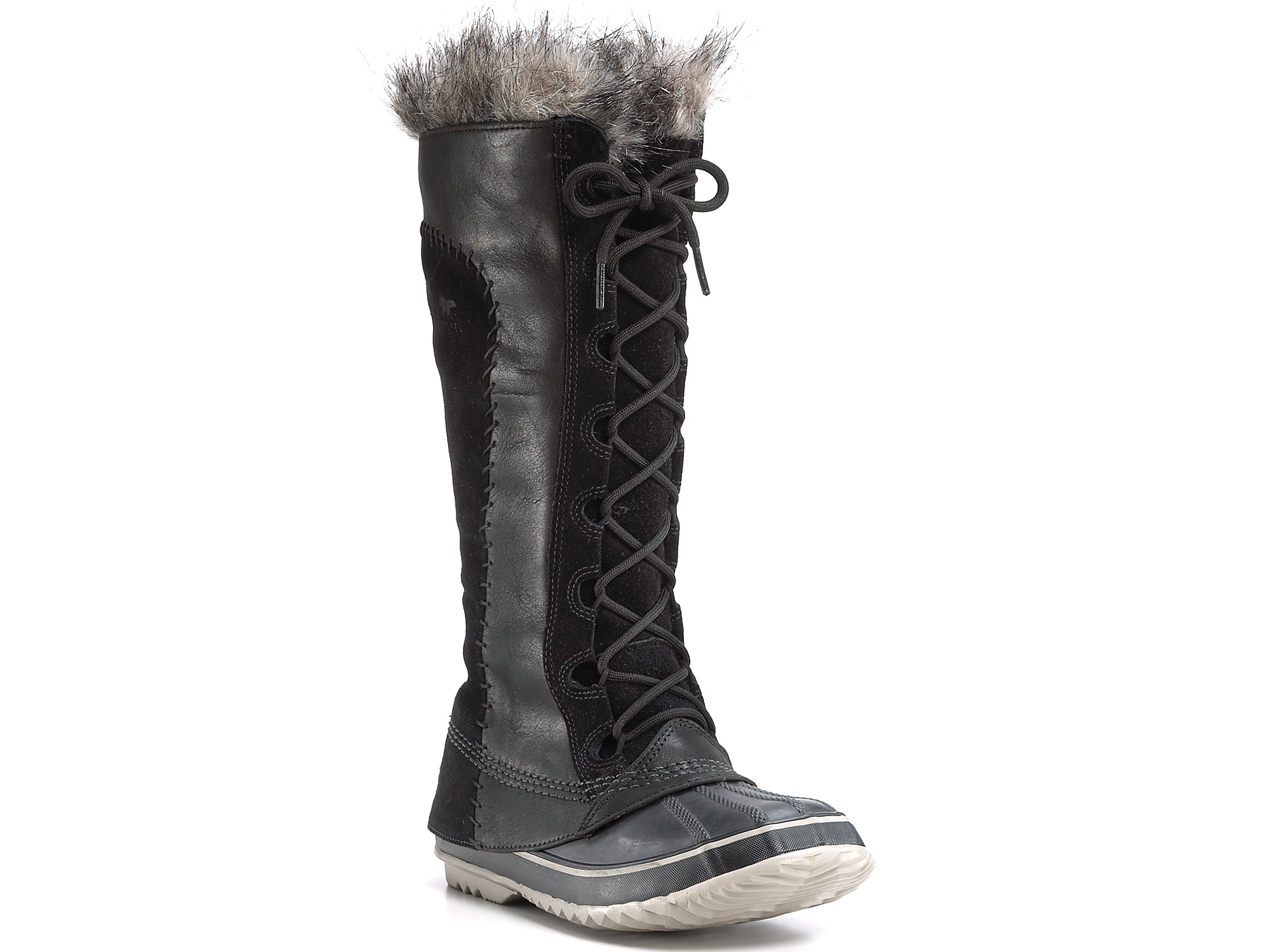 Lyst Sorel Cate The Great Laceup Snow Boots in Black