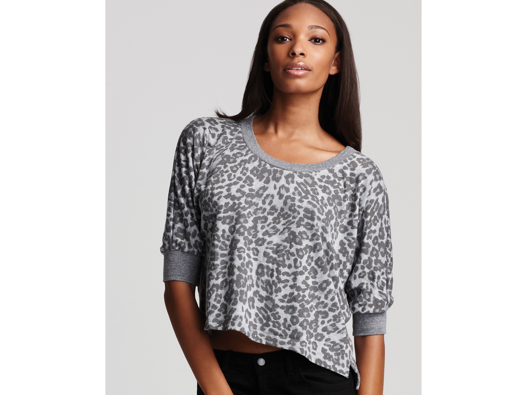 splendid leopard sweater
