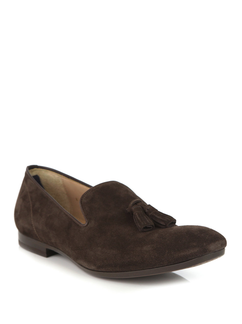 mcqueen loafers mcqueen suede tassel loafers in brown for lyst mcqueen loafers mcqueen suede tassel loafers in brown for lyst