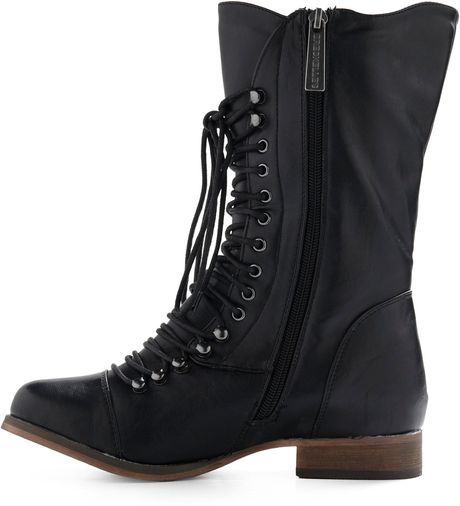 Modcloth Into The Night Boot in Black | Lyst