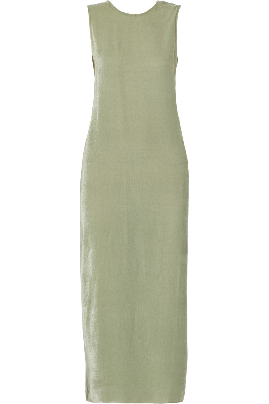 Calvin Klein Farrah Velvet Maxi Dress in Green (mint) | Lyst
