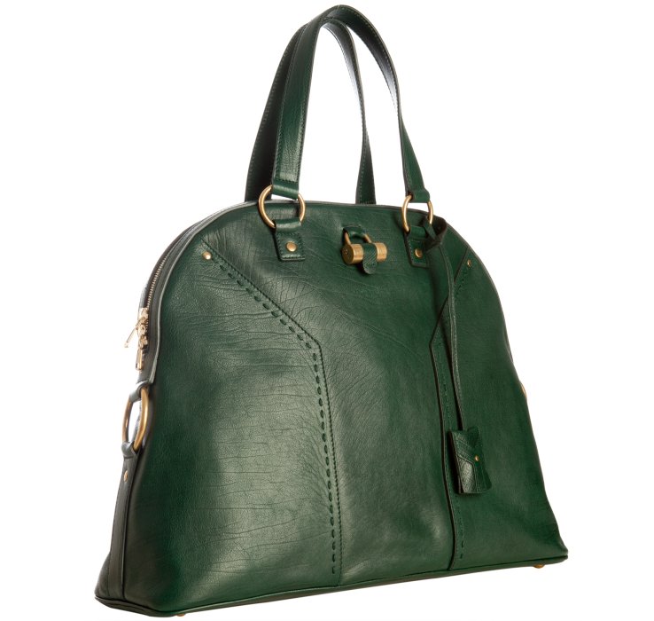 ysl forest green y shoulder bag  