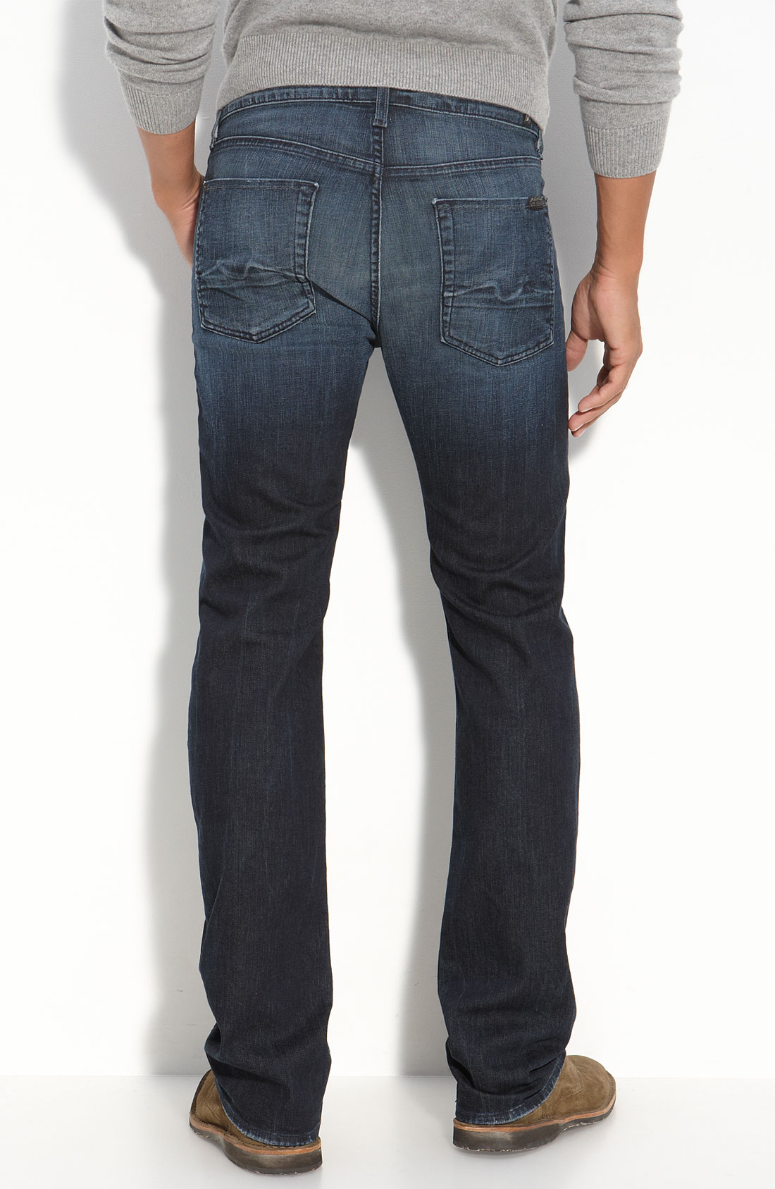 7 For All Mankind Standard Fit Slim Straight Jeans in Blue for Men ...