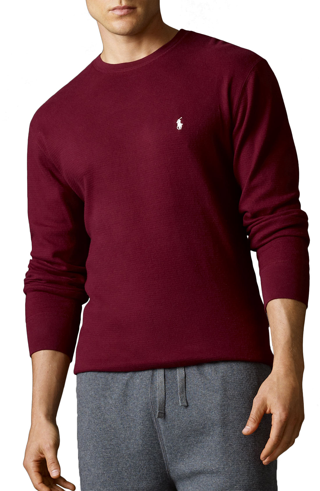 polo ralph lauren long sleeve thermal crew neck,polo ralph lauren black