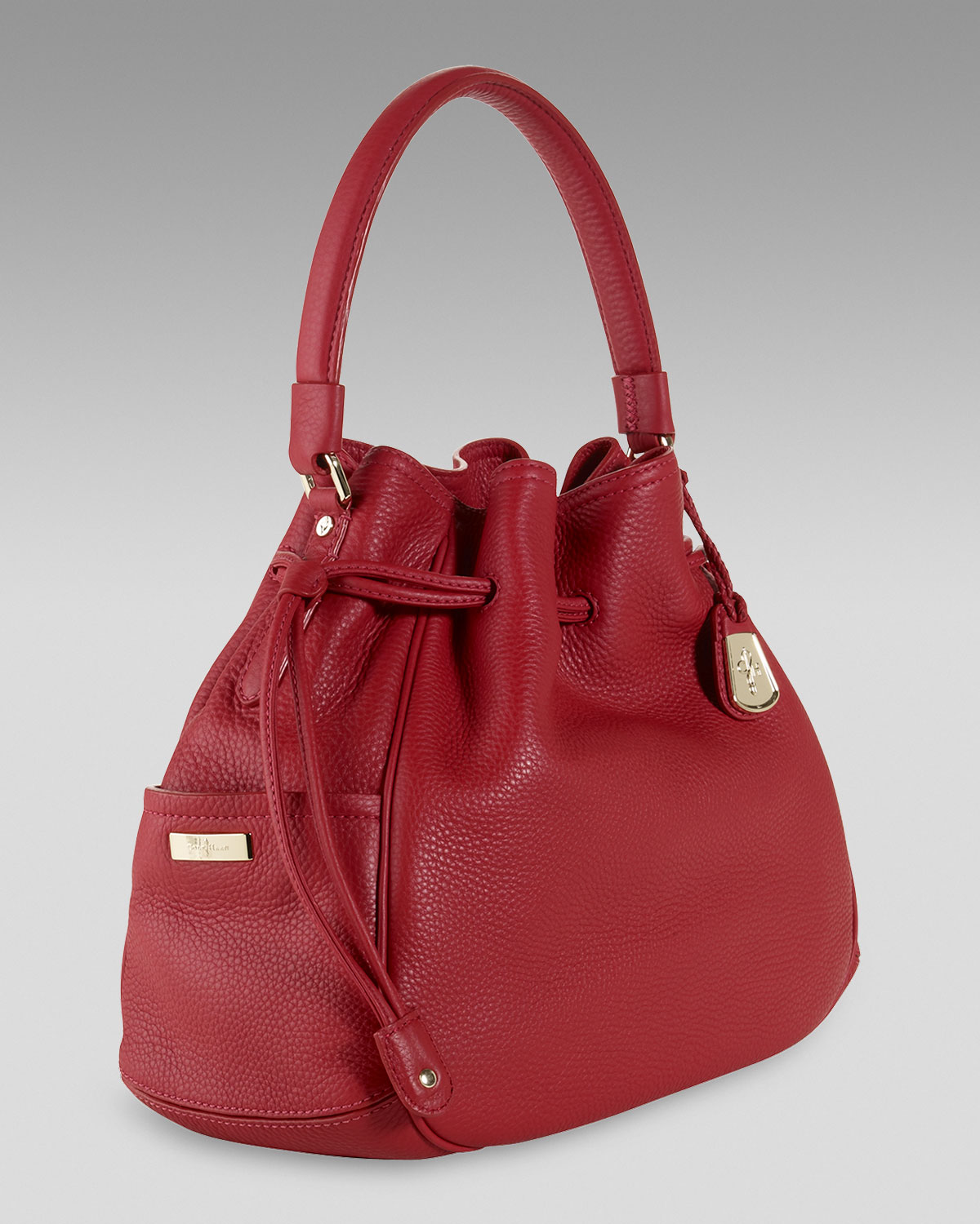Lyst Cole Haan Denney Drawstring Bag In Red Gallery