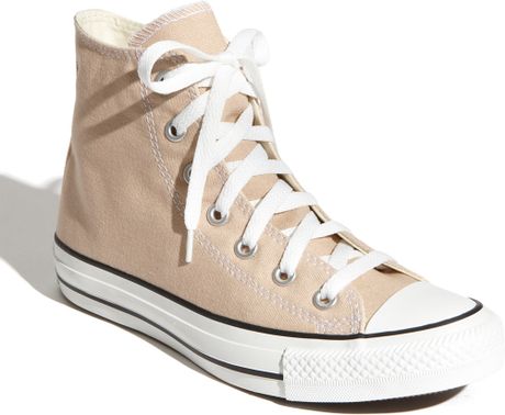 Converse Chuck Taylor® High Top Sneaker in Beige (frappe) | Lyst