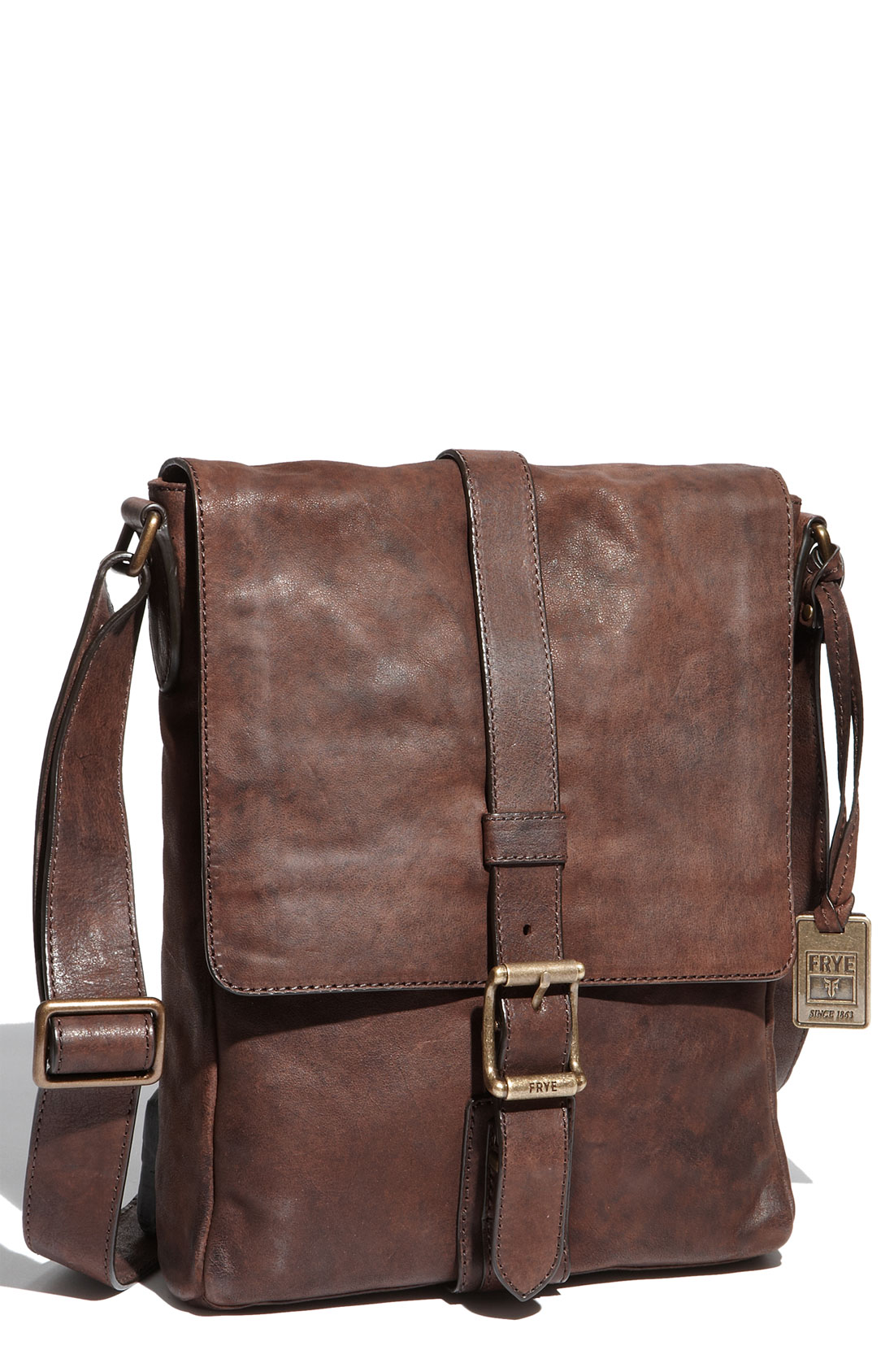 Frye 'Logan - Daily' Messenger Bag in Brown for Men (dark brown) | Lyst