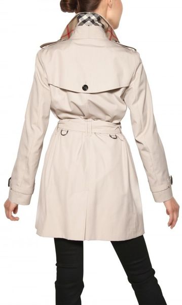 Burberry Buckingham Cotton Gabardine Trench Coat in White (ivory) | Lyst